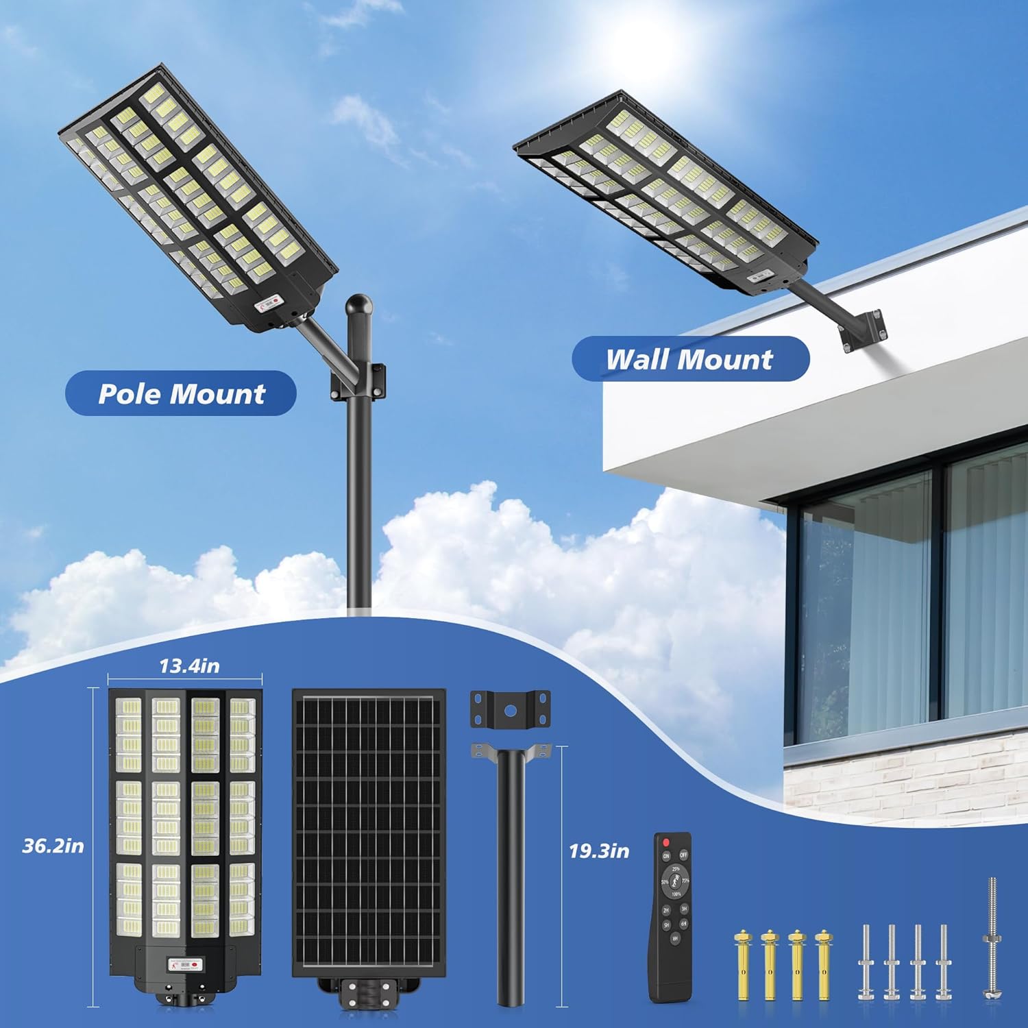 Gator Floodlights 8000W Solar Street Lights